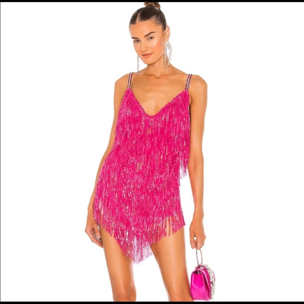 BRONX AND BANCO Barbie Fringe minidress